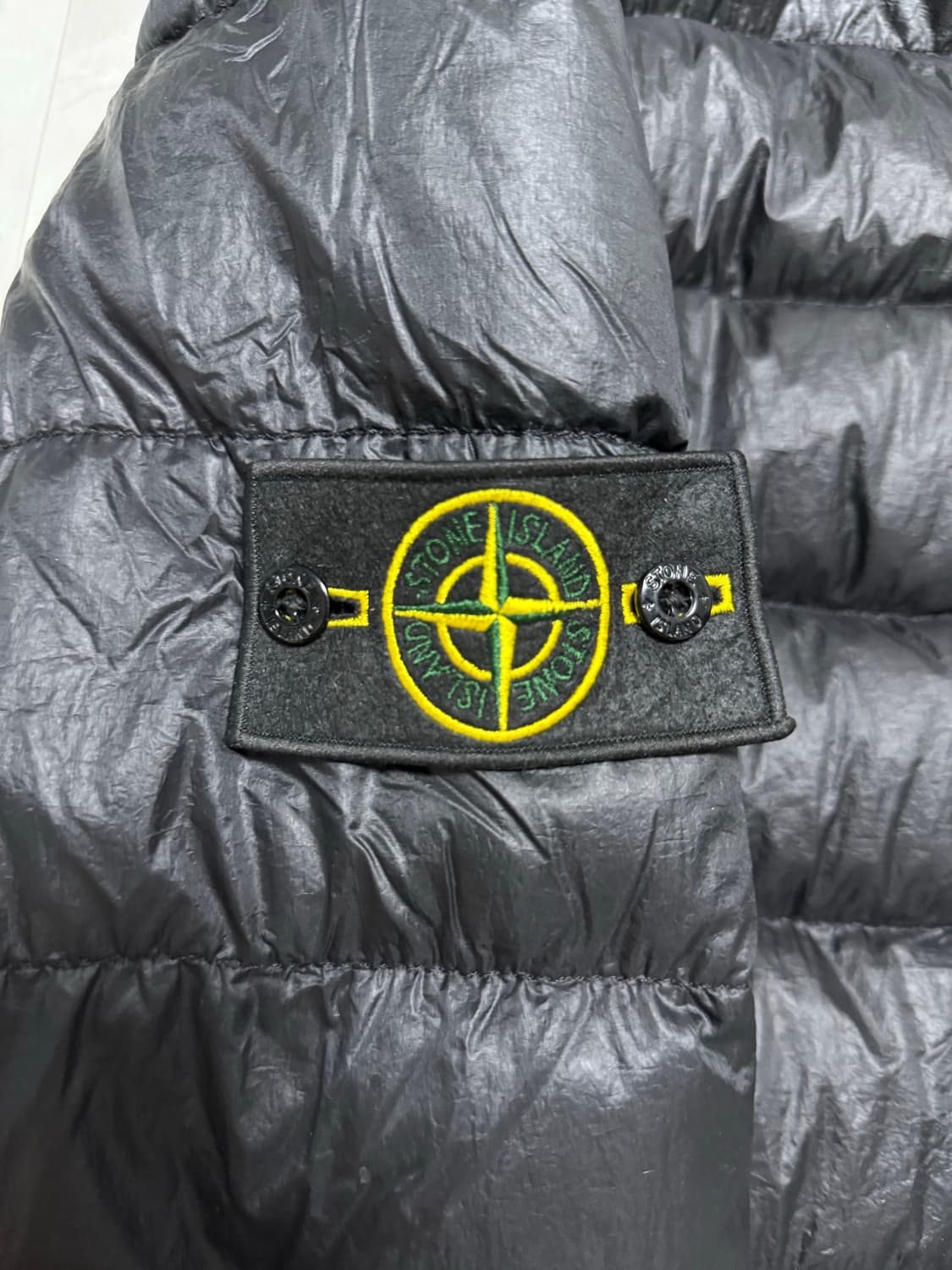 스톤아일랜드 가먼트 다잉 경량패딩 상품이미지5