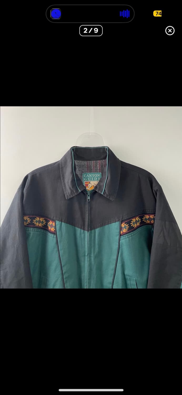 90s 캐니언 가이드 아즈텍 자켓 상품이미지2