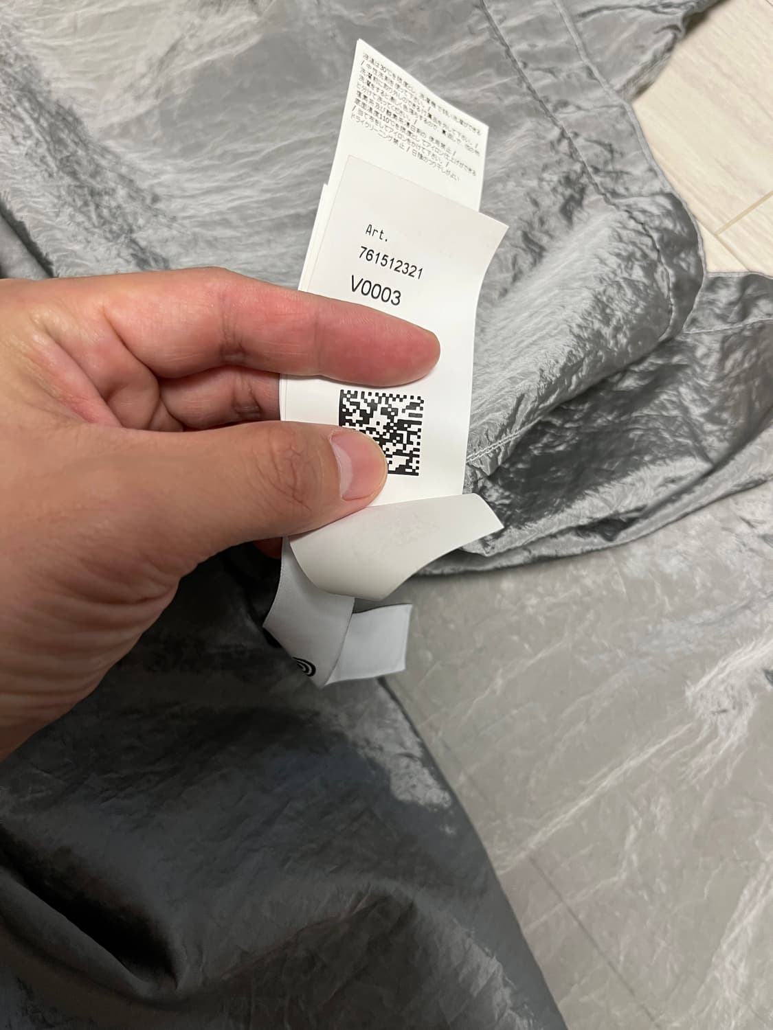 22ss 스톤아일랜드 나일론메탈 오버셔츠 아이스 XL 상품이미지7