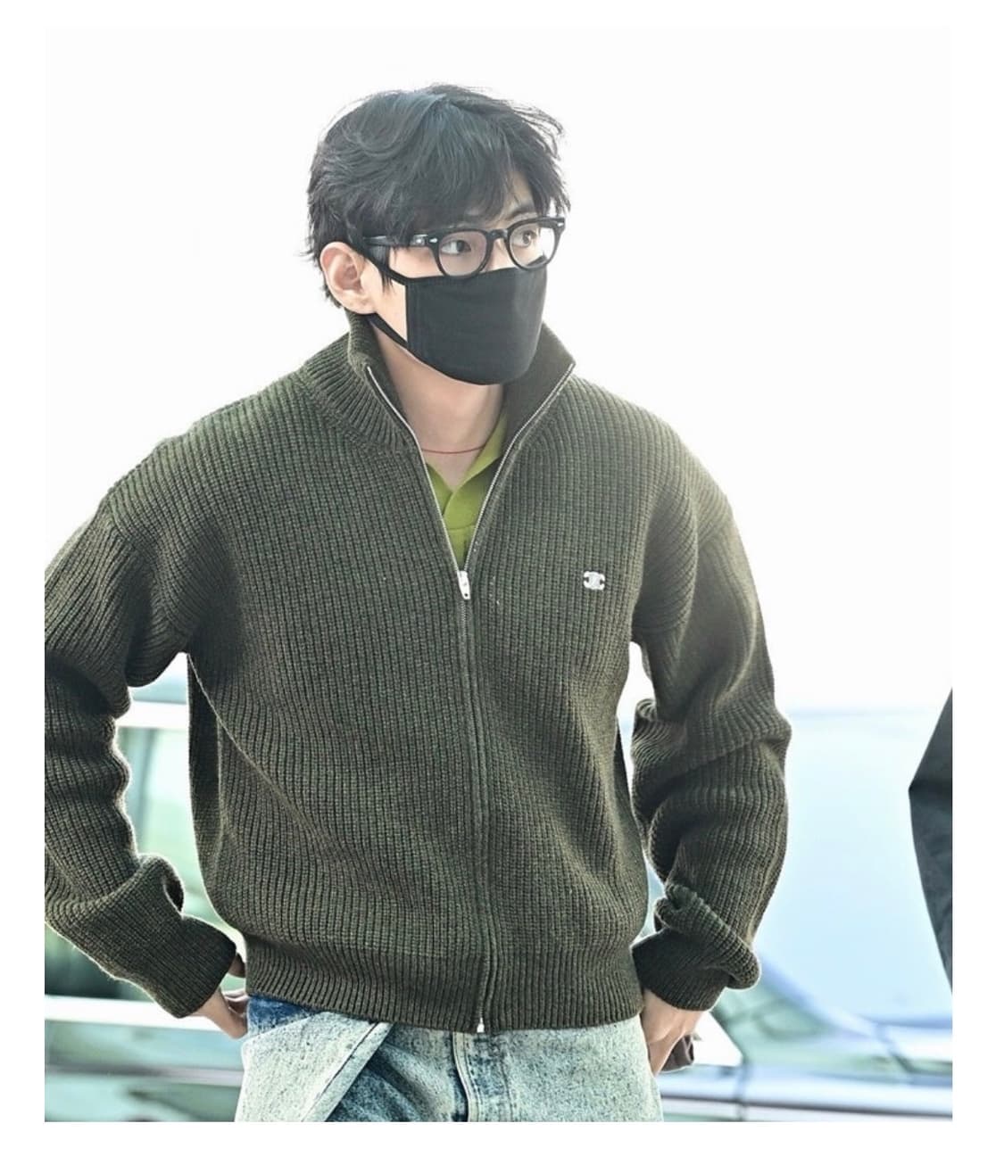 셀린느 네이비 집업 니트팝니다 상품이미지6