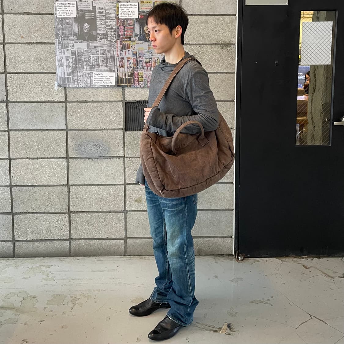 크리스찬포 워시드 캔버스 백 상품이미지1