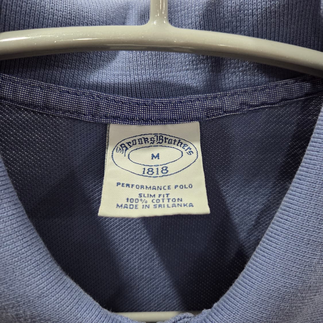 브룩스브라더스 멀티자수 피케 카라 반팔티 M  상품이미지2