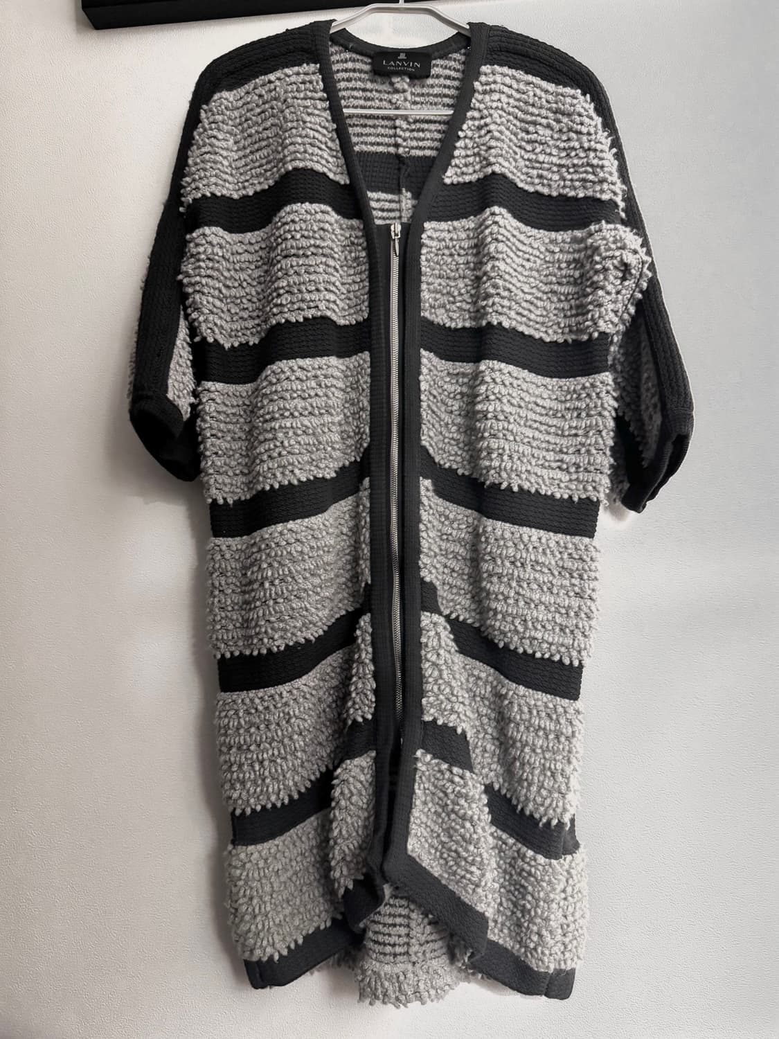 랑방 울 앙고라 뽀글이 가디건 상품이미지1