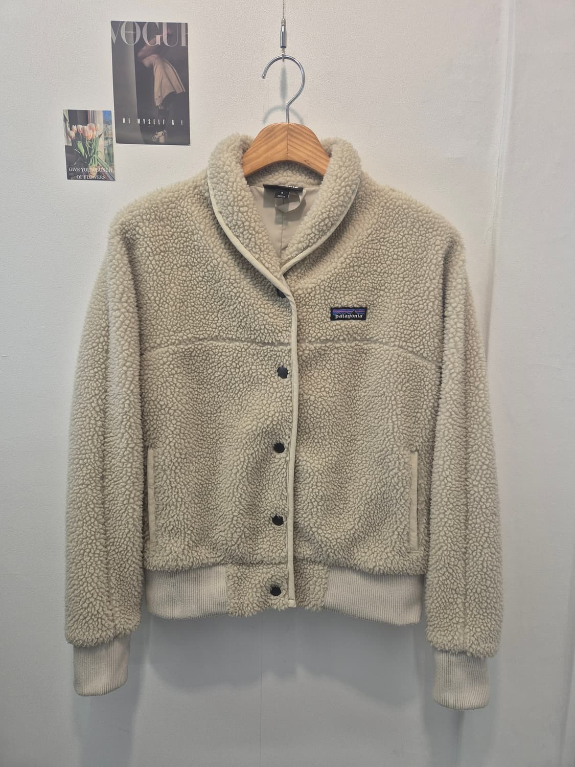 파타고니아 숄카라 플리스 자켓 아이보리 S 상품이미지1