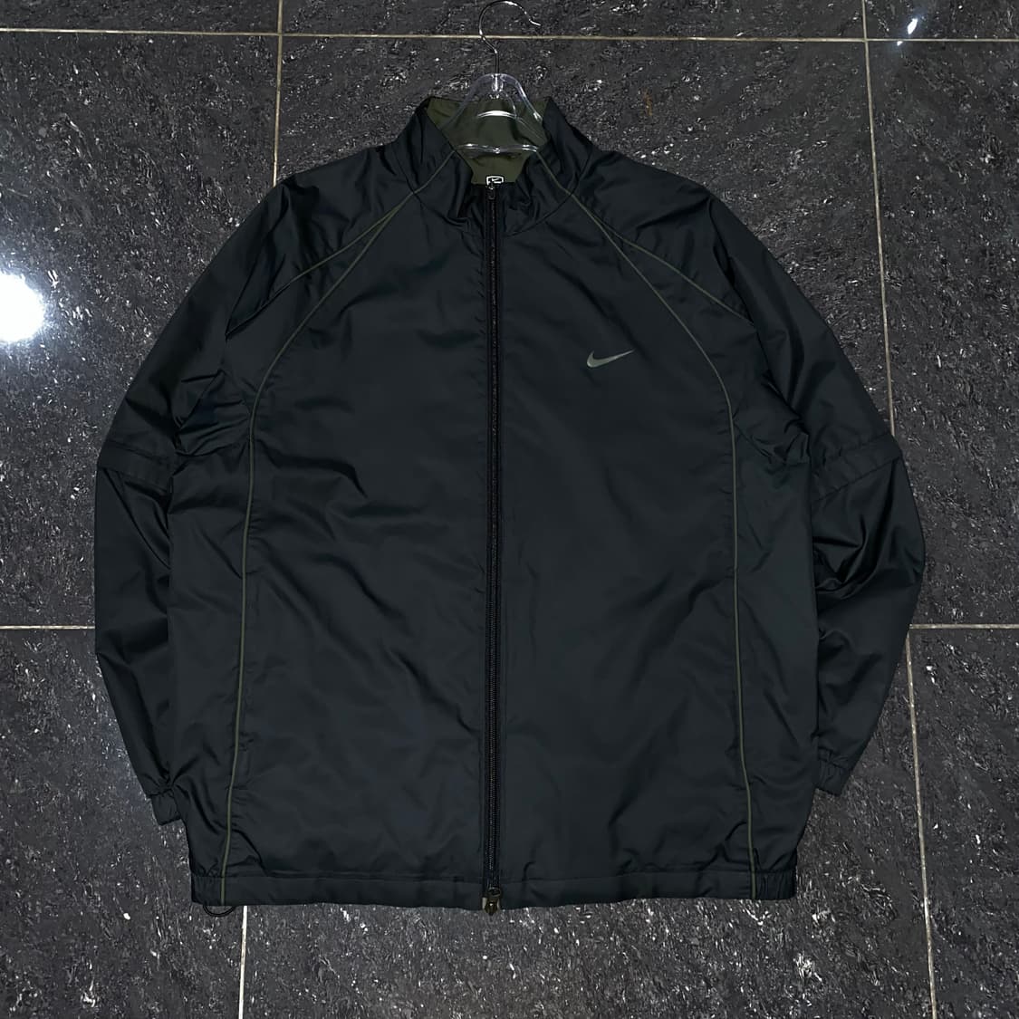 나이키 00's 팔분리형 고프코어 검녹 바람막이 XL 상품이미지3