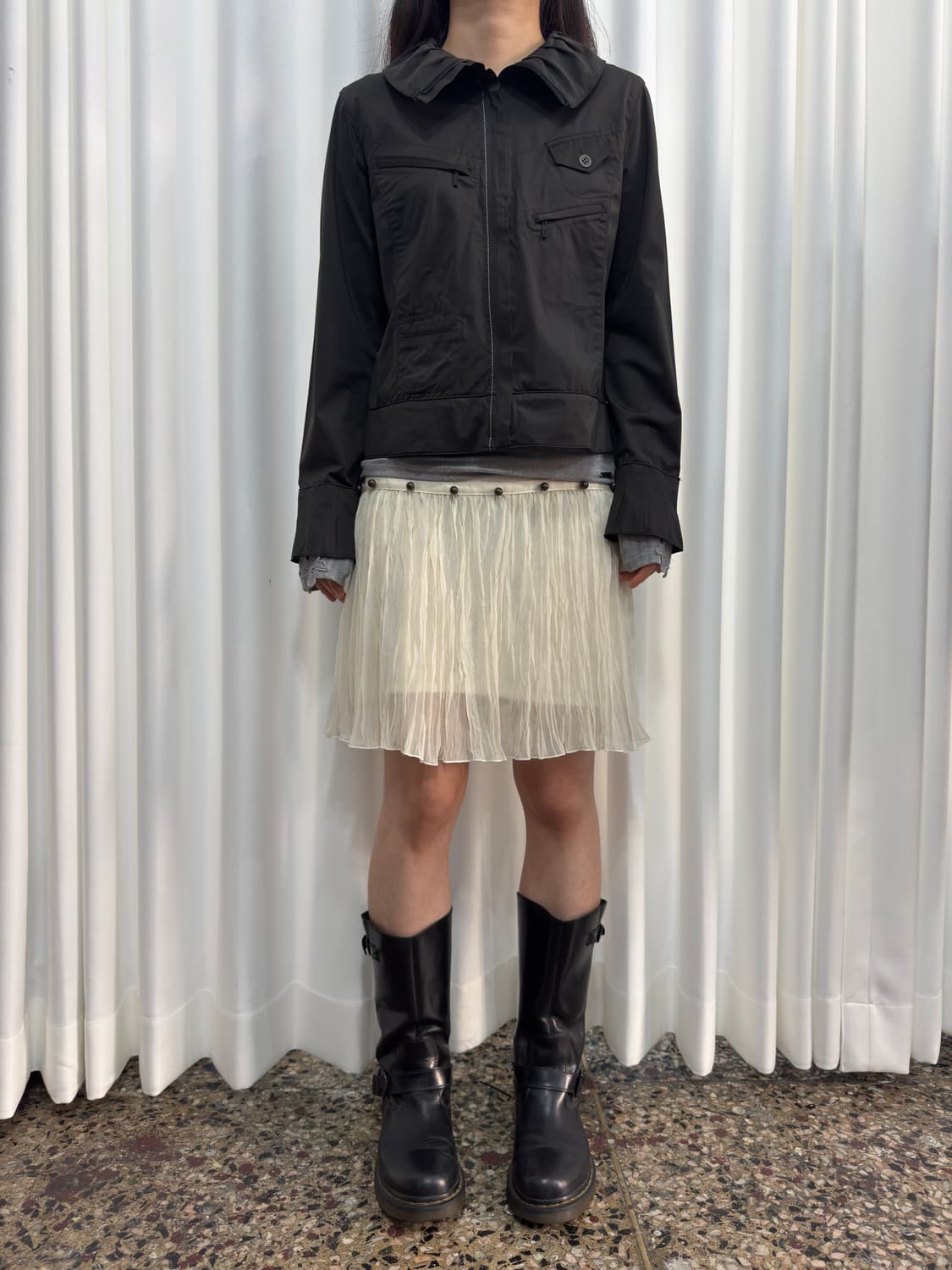 fairy stud design skirt 상품이미지2