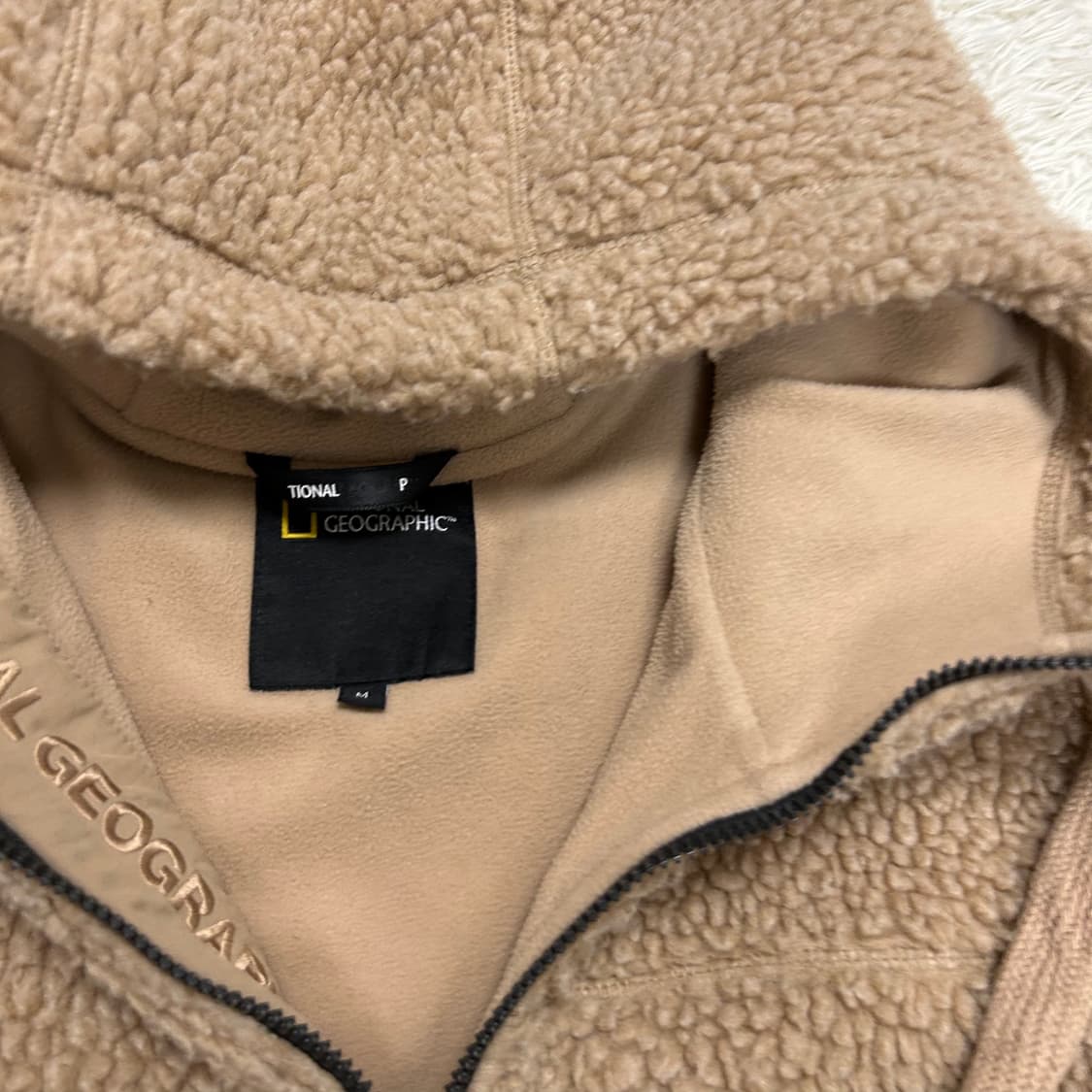 National Geographic Beige Fleece Jacket  상품이미지6