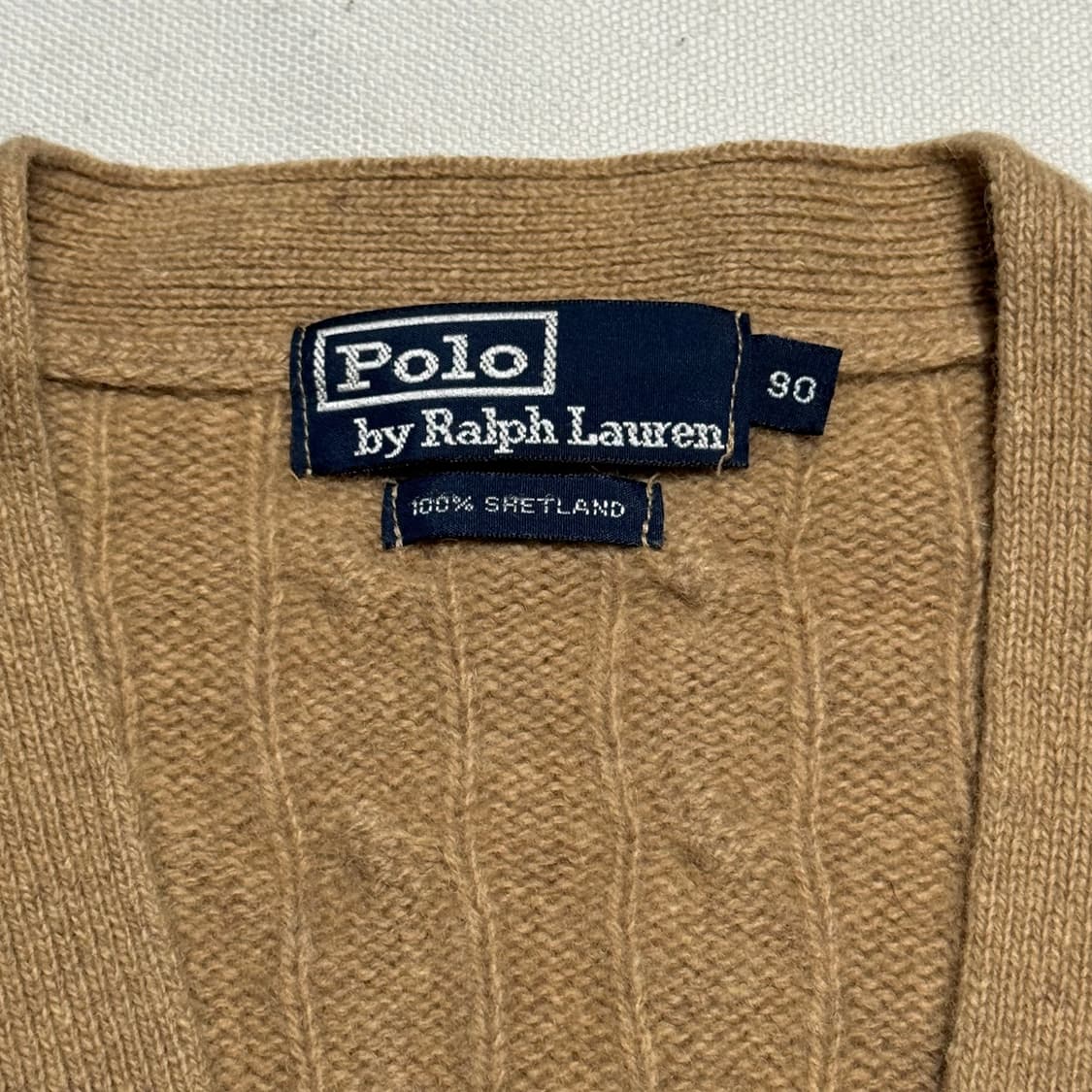 90 폴로랄프로렌 셰틀랜드 케이블 니트 가디건 상품이미지4