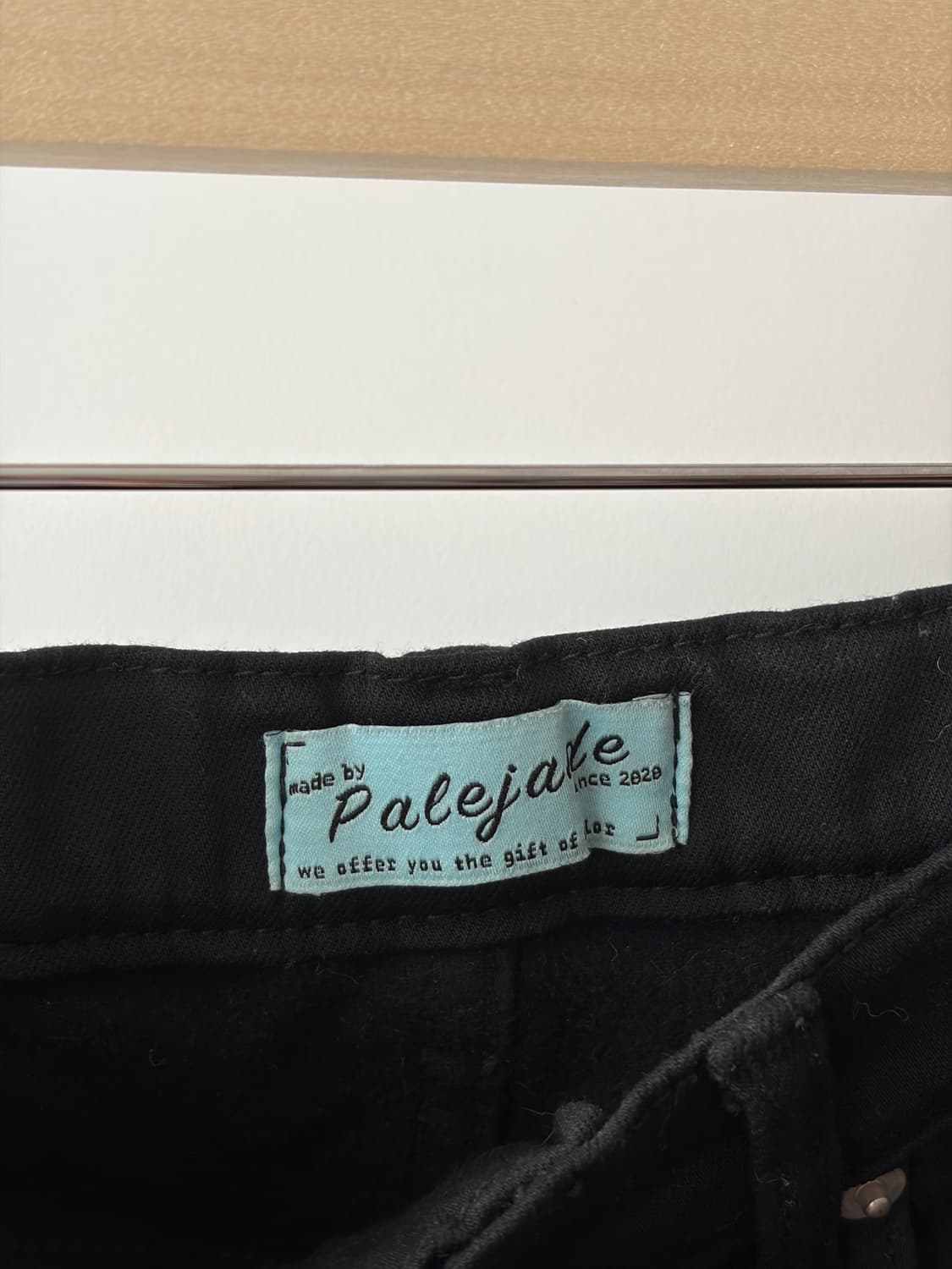 페일제이드 스키니진 기모 블랙 미듐 상품이미지3