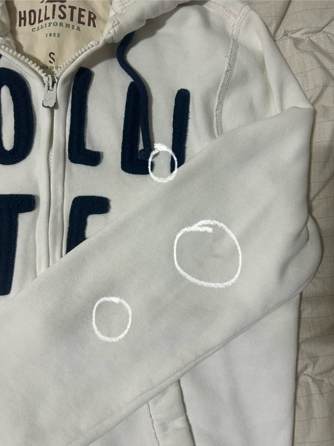 홀리스터 빅로고 후드집업 상품이미지6