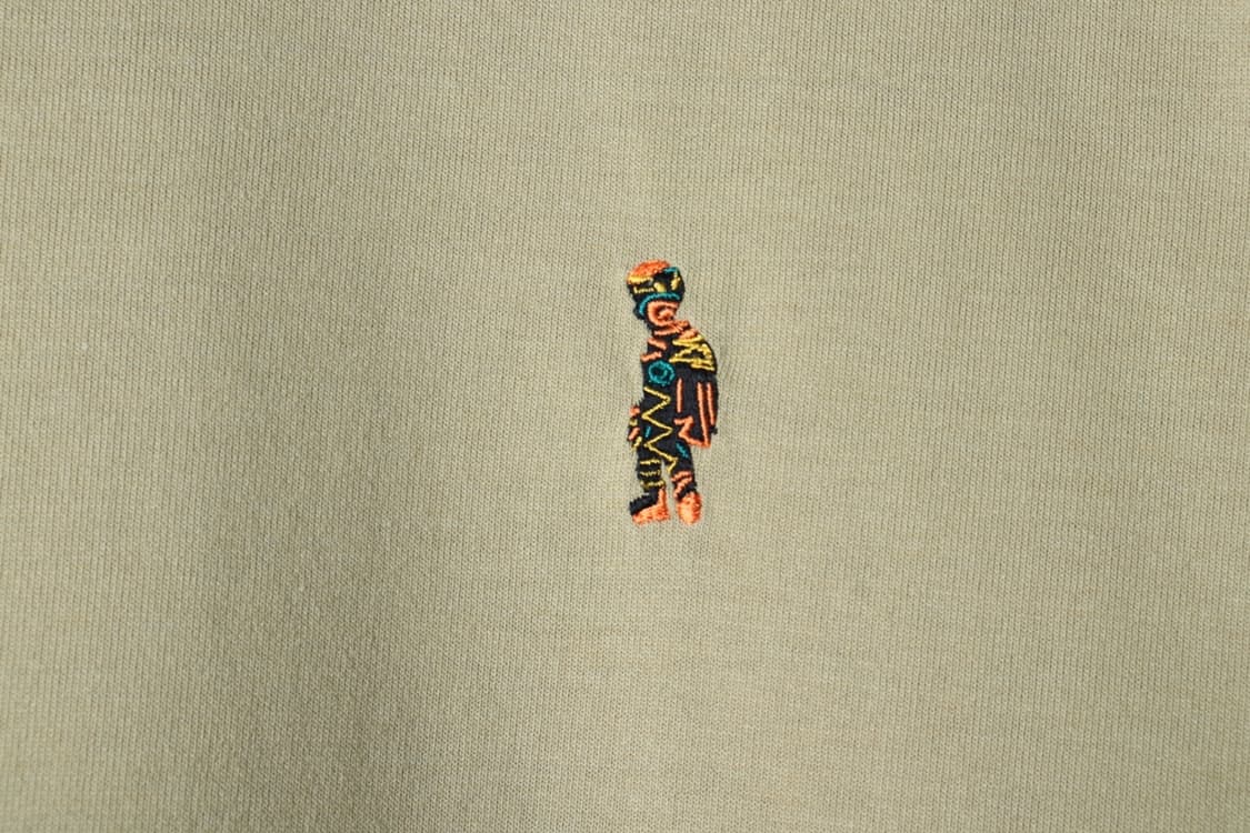 (L-XL) 파르티멘토 반팔 티셔츠 오버핏 베이지 올드스쿨-H32589 상품이미지5