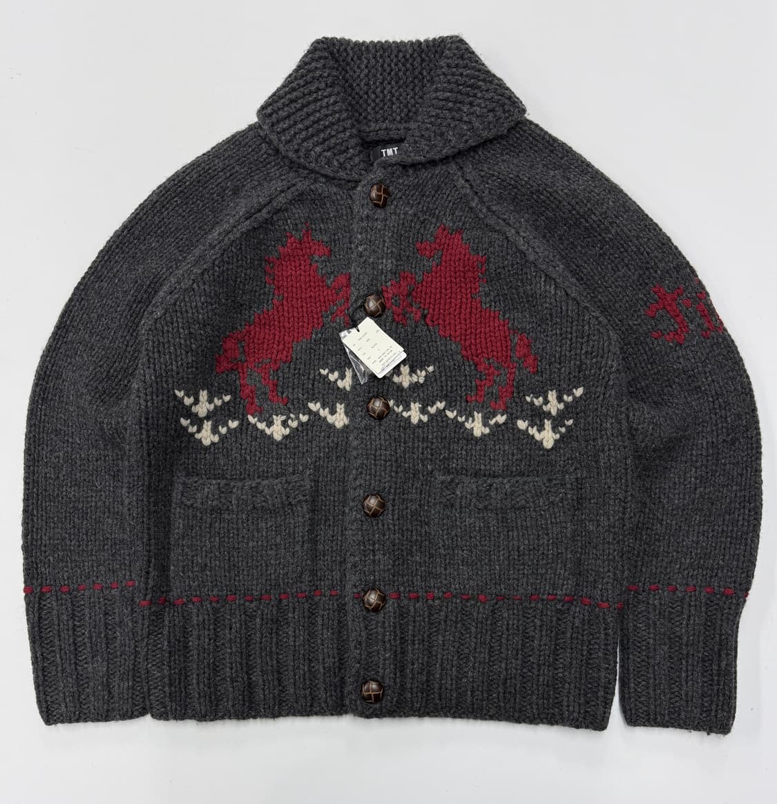 TMT polo pattern wool cowichan 상품이미지2