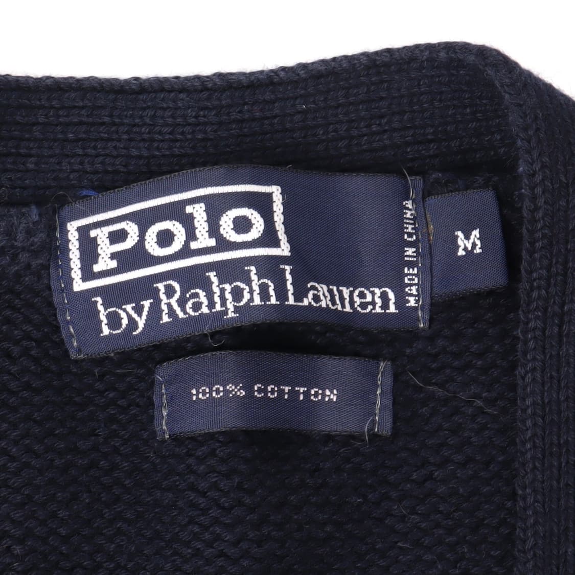 폴로 랄프로렌 네이비 버튼 니트 베스트 상품이미지8