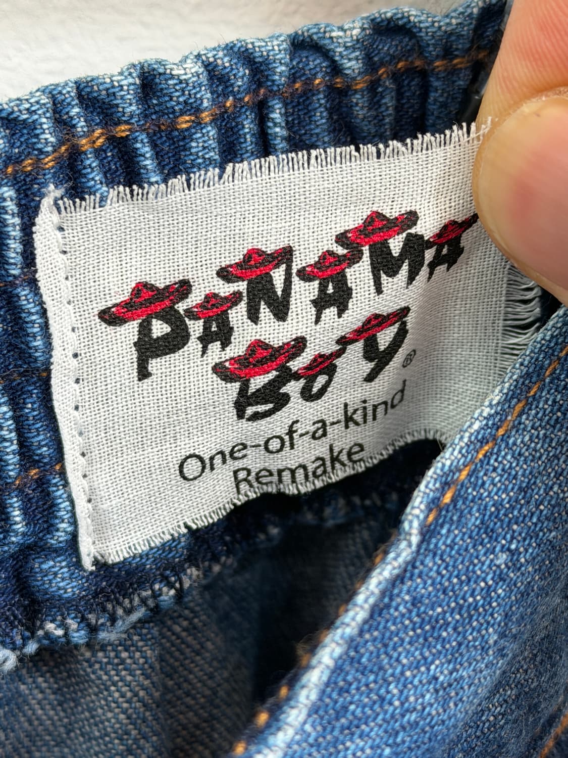 Panama boy 리메이크 반다나 패치워크 데님 스커트 10 상품이미지8