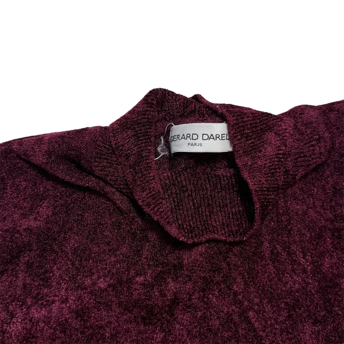 00s gerard darel 셔닐텍스처 모크넥 니트 상품이미지4