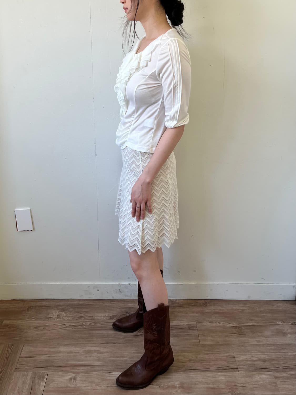LOUNIE 지그재그 스커트 상품이미지9