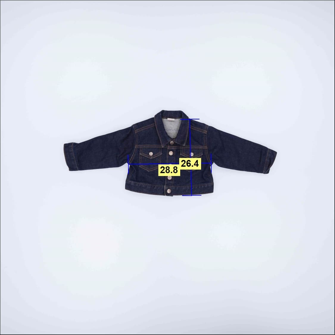 80 빈티지 B.R.JEANS 키즈 데님 자켓 0604J1 상품이미지5