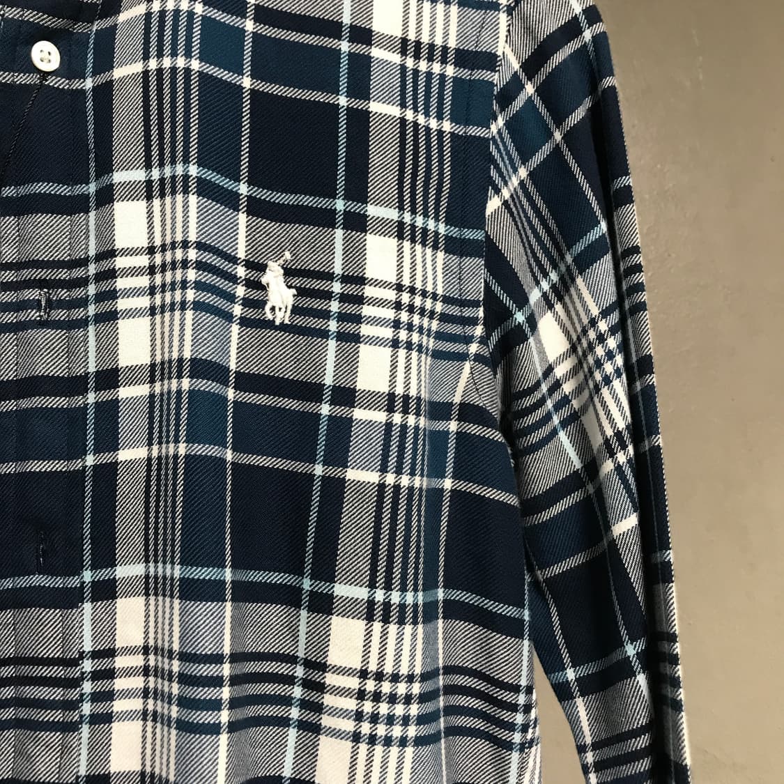 폴로 랄프로렌 체크 셔츠 S 상품이미지4