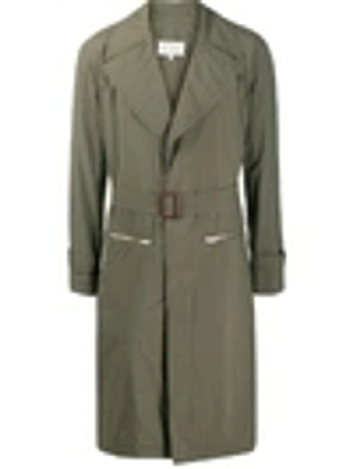 [새제품]48 마르지엘라 코트 패커블 트렌치코트 카키 스티치 자켓 나일론 상품이미지4
