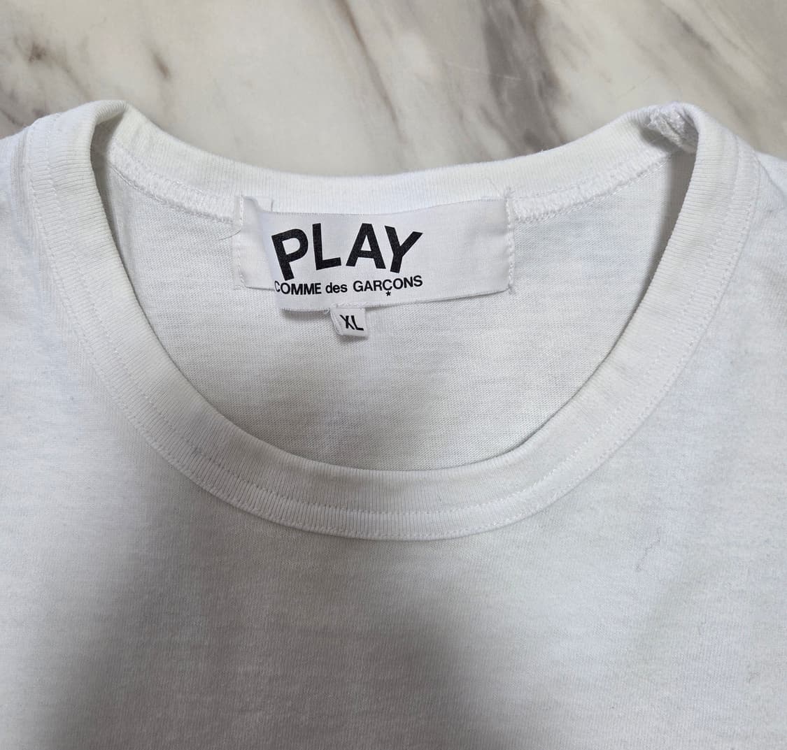 꼼데가르송 X 나이키 화이트 로고 반팔티 상품이미지6