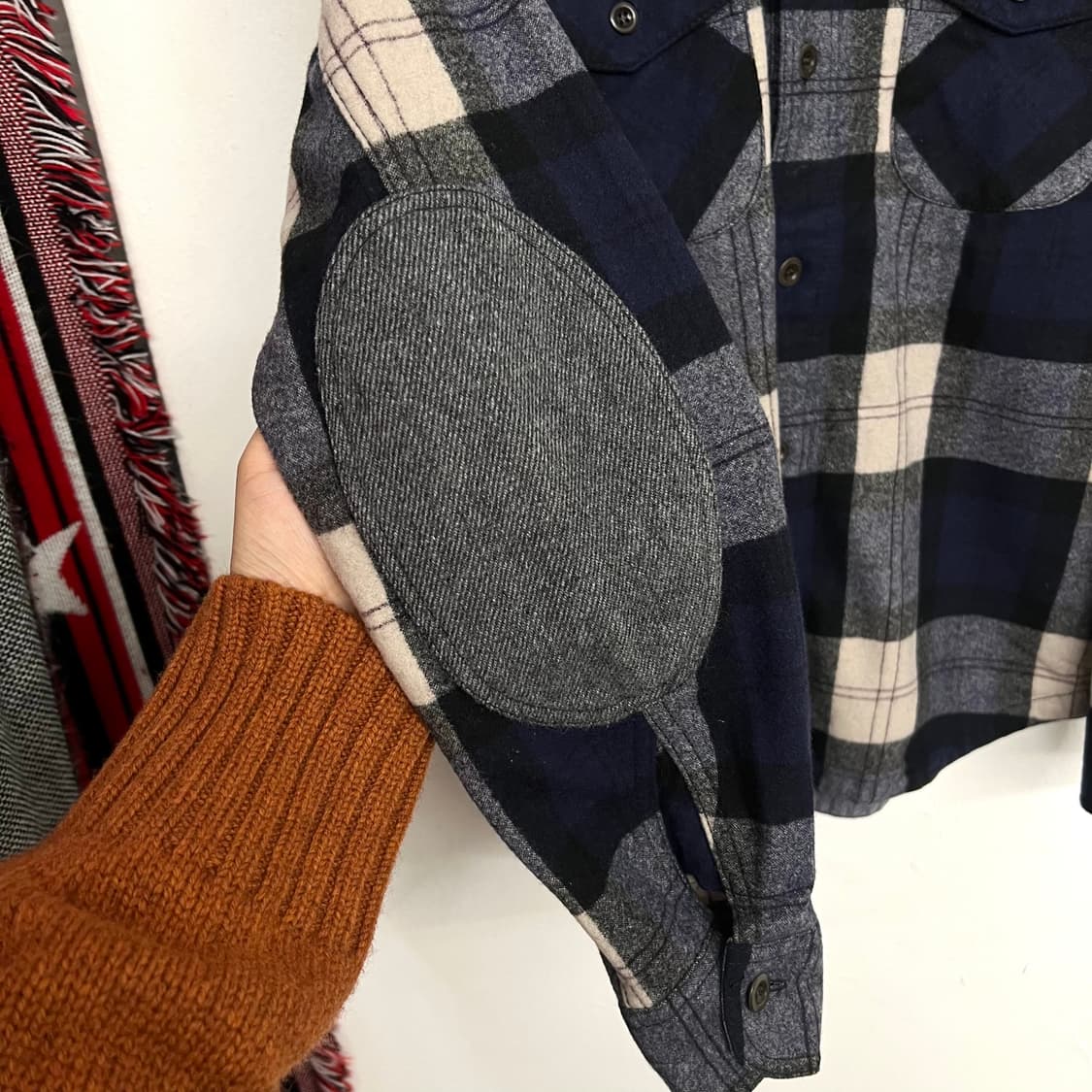 꼼데가르송 플란넬 플레이드 셔츠 상품이미지4