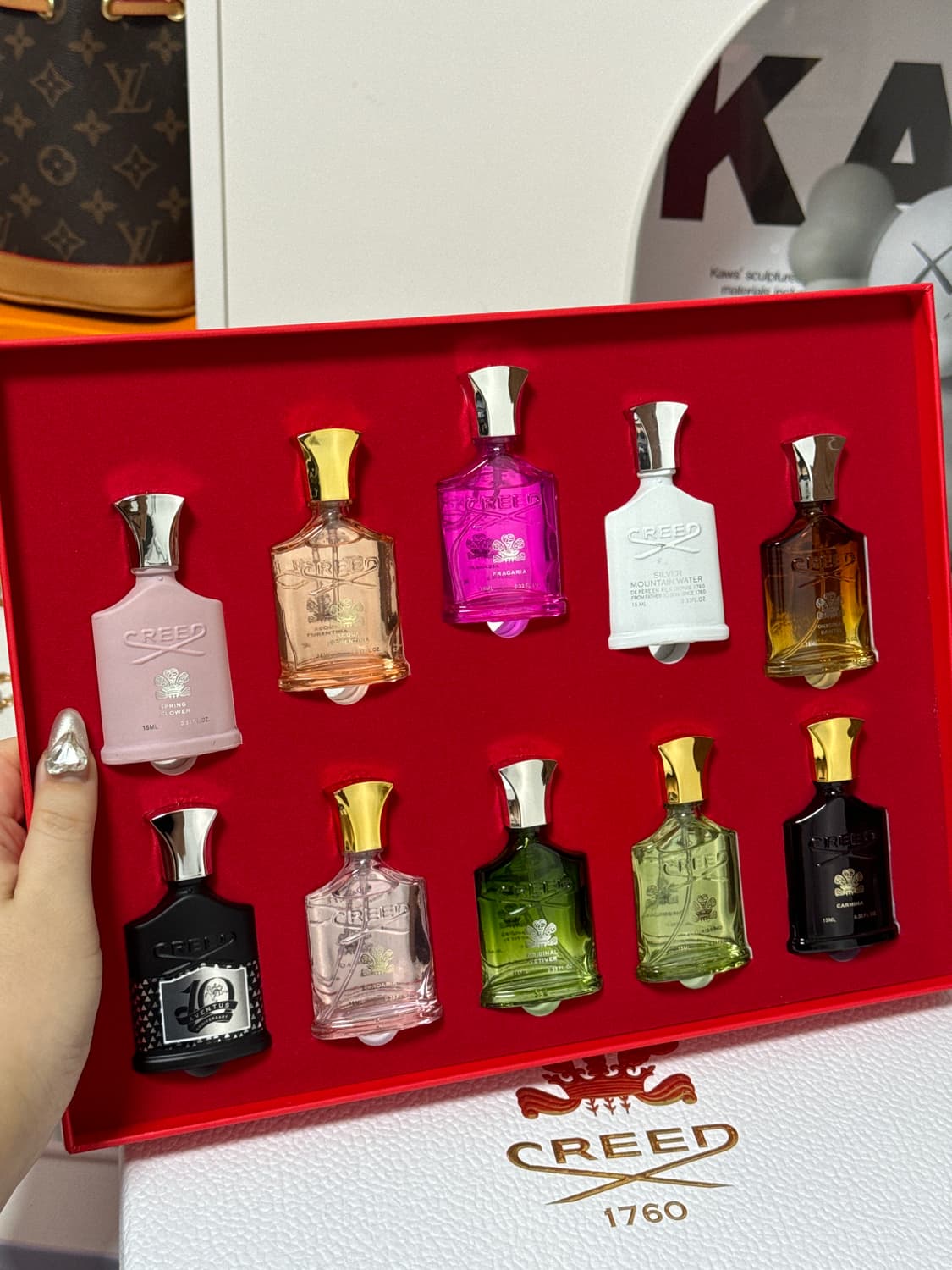 (새상품) 크리드 미니어처향수 15ml x 10개세트 레드에디션 상품이미지5