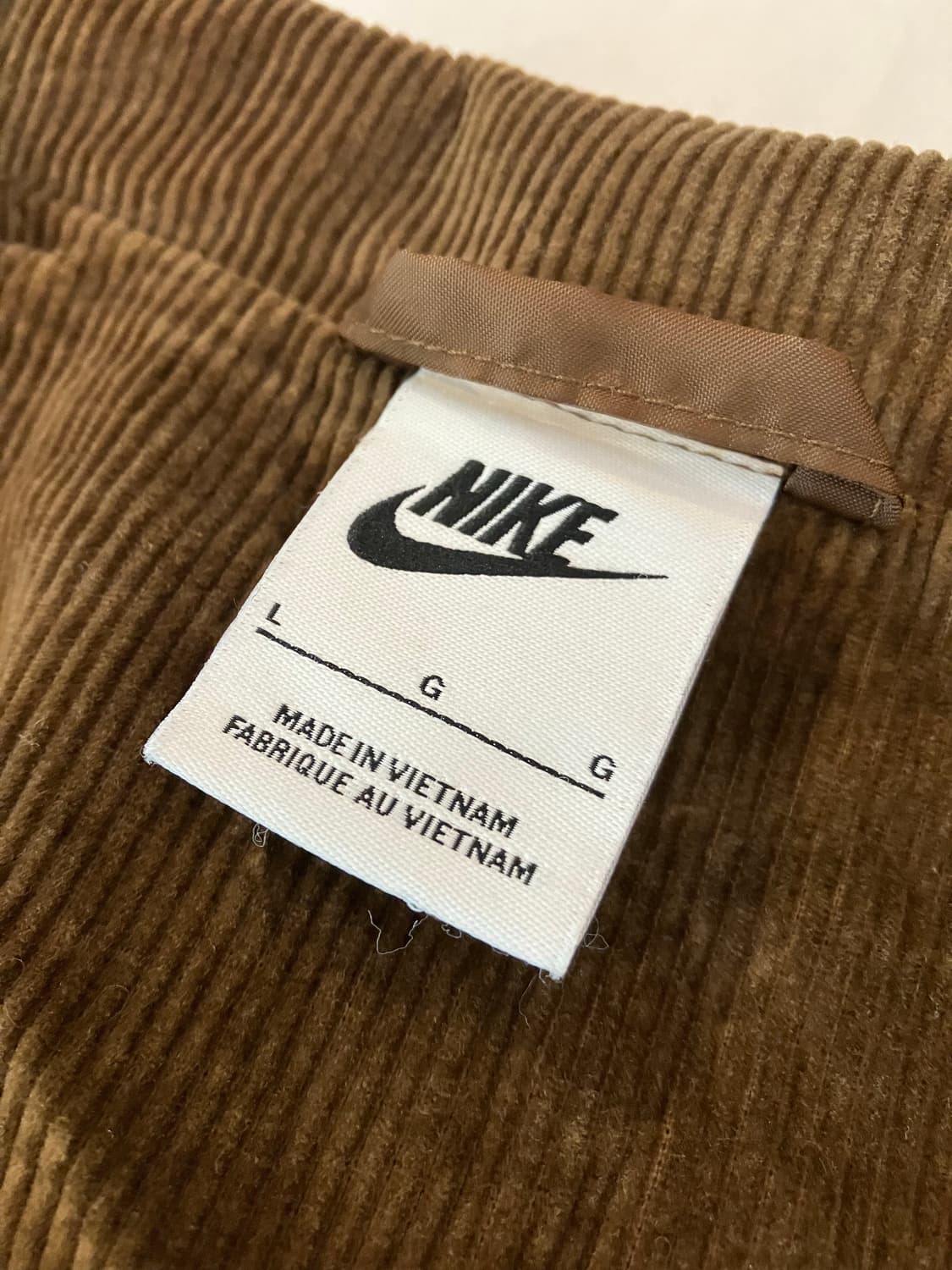 나이키 에어 코듀로이 플리스 자켓 딥 브라운 상품이미지5