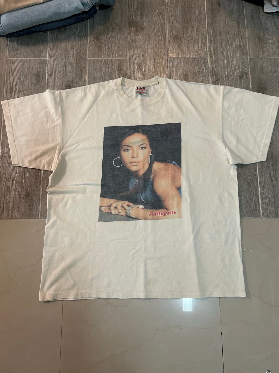 빈티지 알리야 티셔츠 xxl Aaliyah 상품이미지1