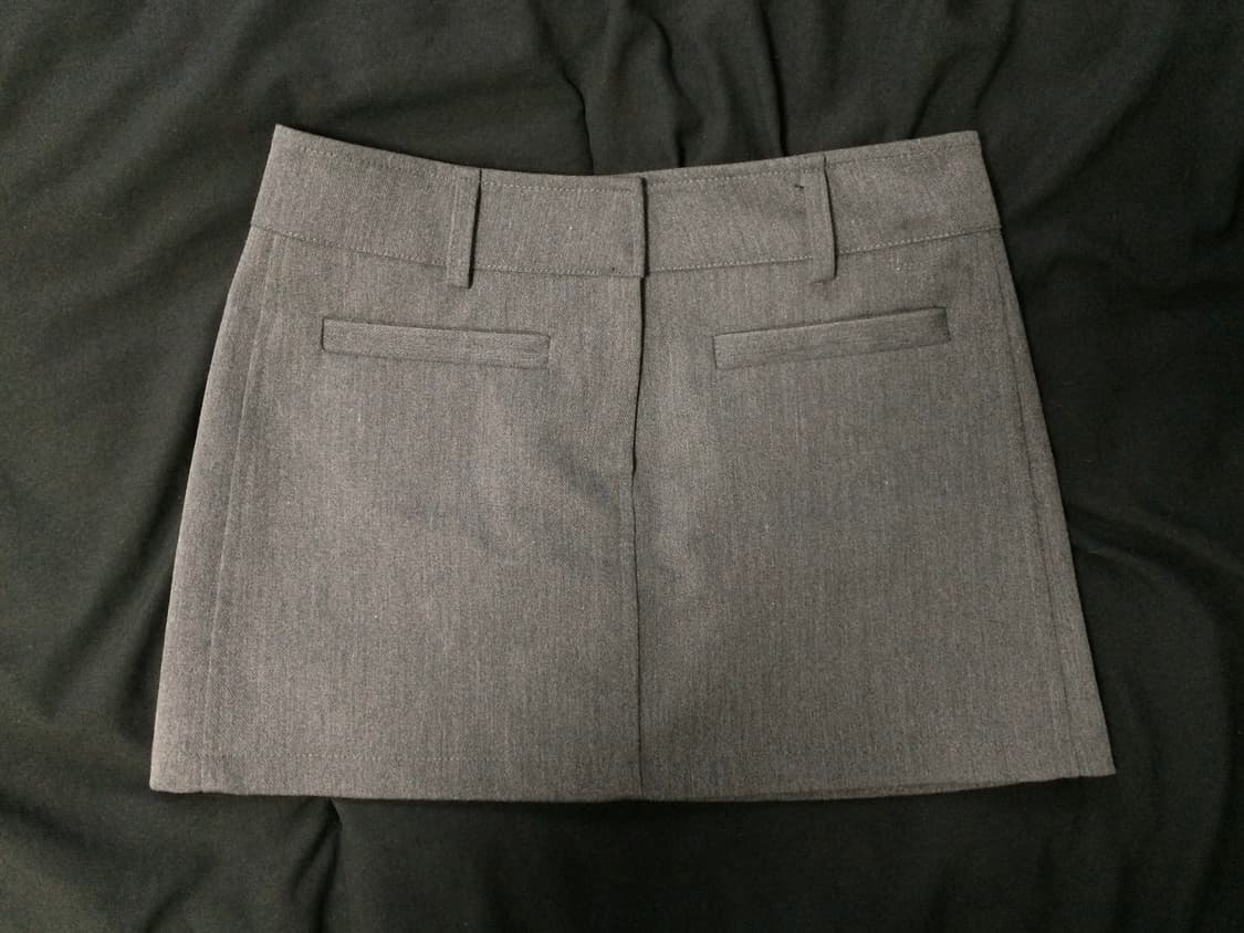 빈티지 차콜 미니 스커트 상품이미지1