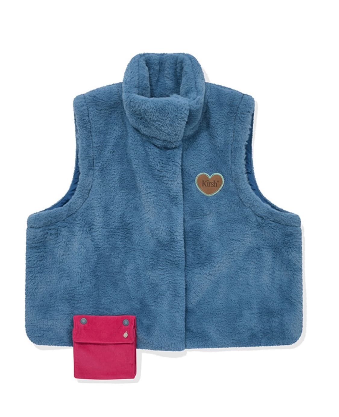 KIRSH 키르시 포켓 포인트 2WAY 크롭 퍼 자켓 블루 1 상품이미지4