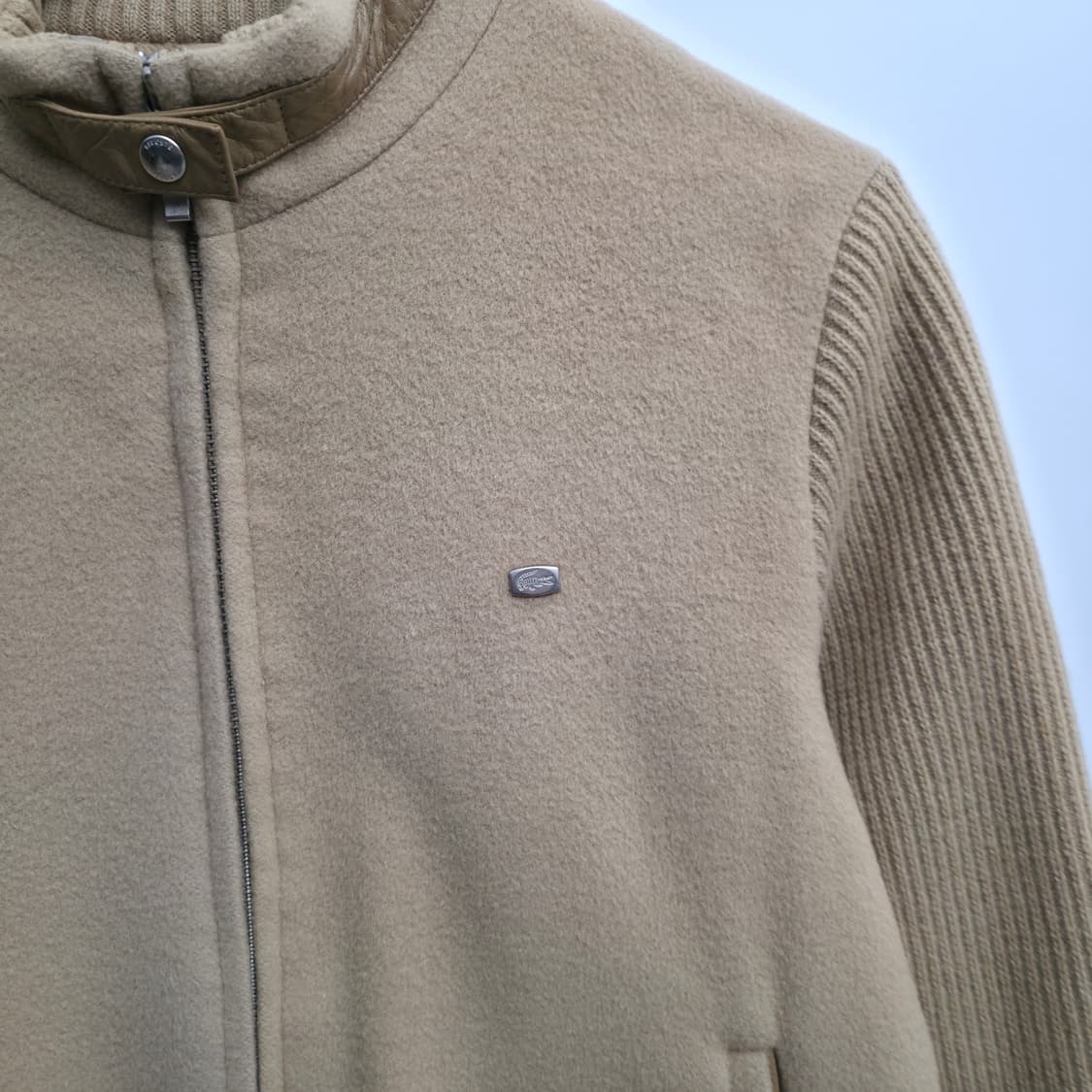 [M] 라코스테 카멜 울 니트 자켓 상품이미지4