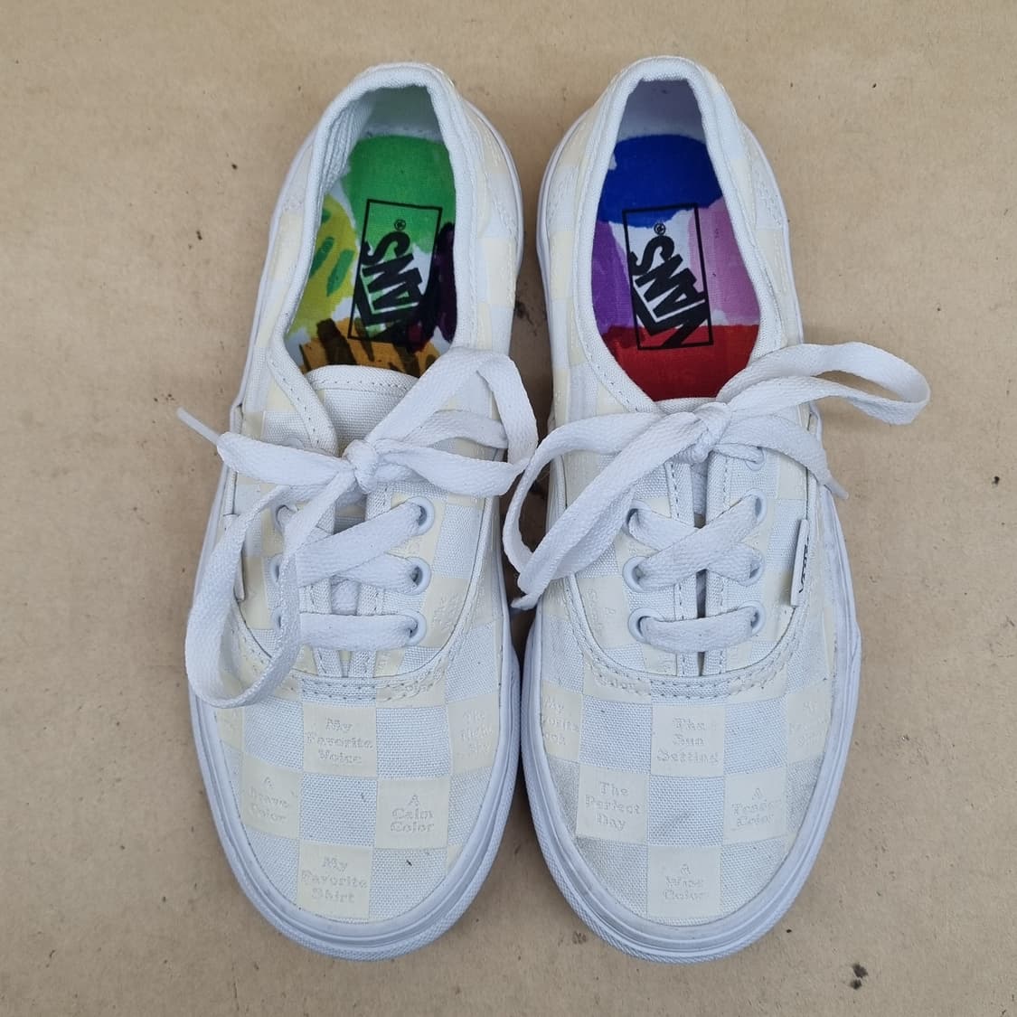 반스 어센틱 체크 아동운동화 200 상품이미지2