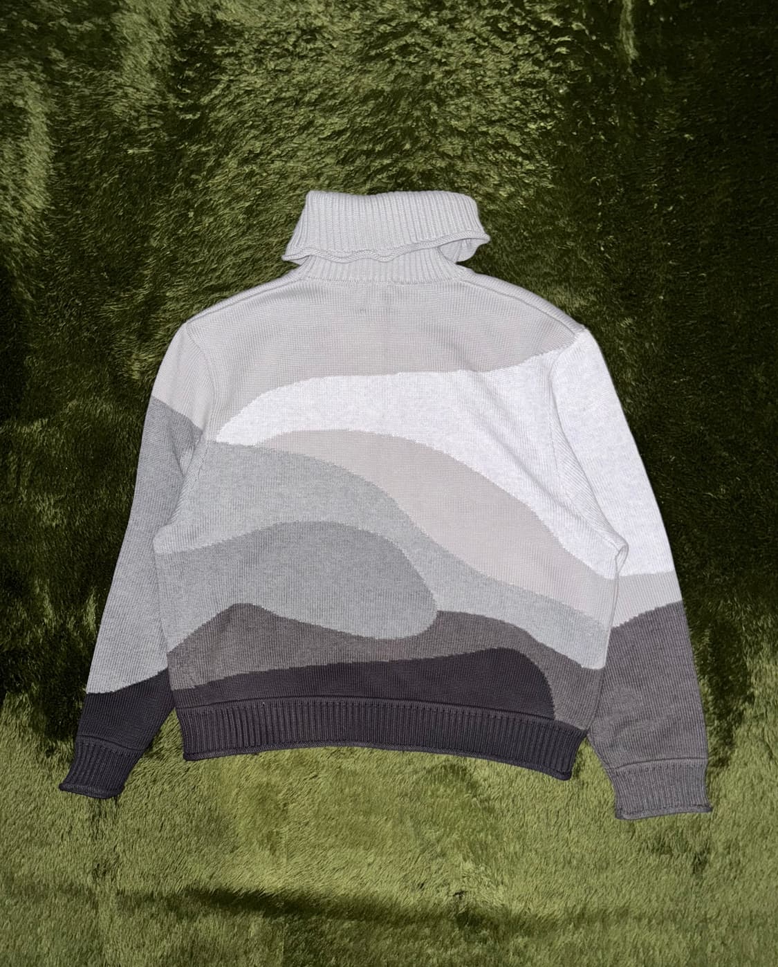 [XL] 하우스 오브 써니 웨이브 엠브로더리 로고 하이넥 니트 상품이미지8