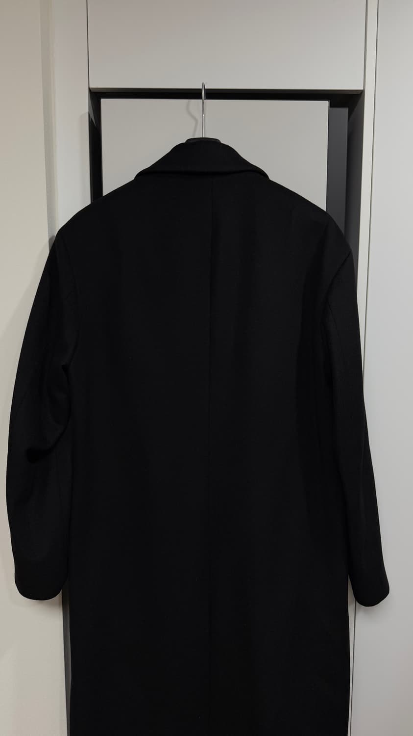 주앙옴므 피크드라펠 코트 블랙 상품이미지2