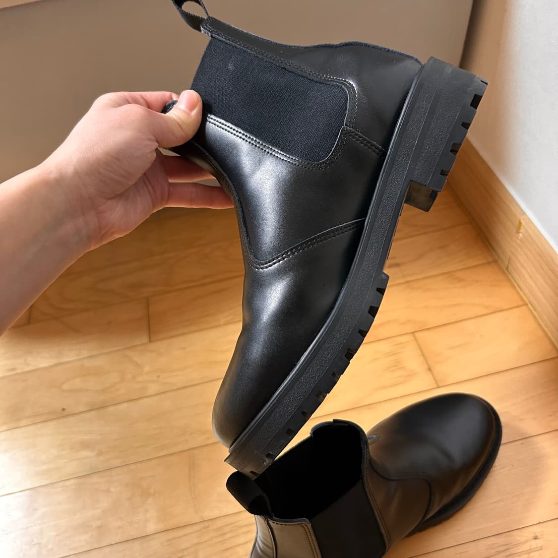 커스텀에이드 첼시부츠  소가죽 코만도 첼시부츠 닥터마틴 레드윙 상품이미지9