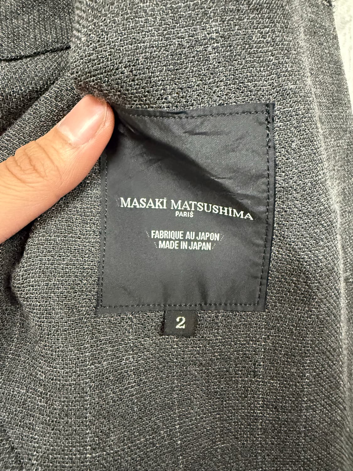 마사키 마츠시마 린넨 아티잔 자켓 상품이미지5