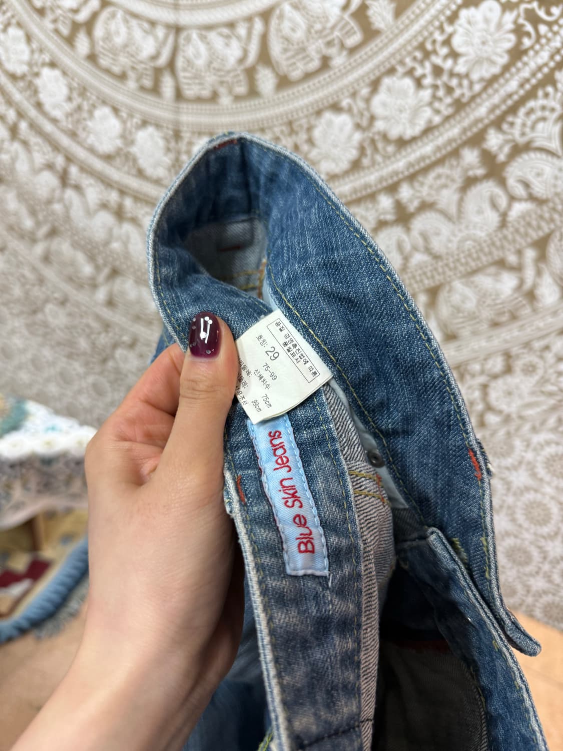 빈티지 워싱 부츠컷 데님팬츠 (Z1039) 상품이미지6