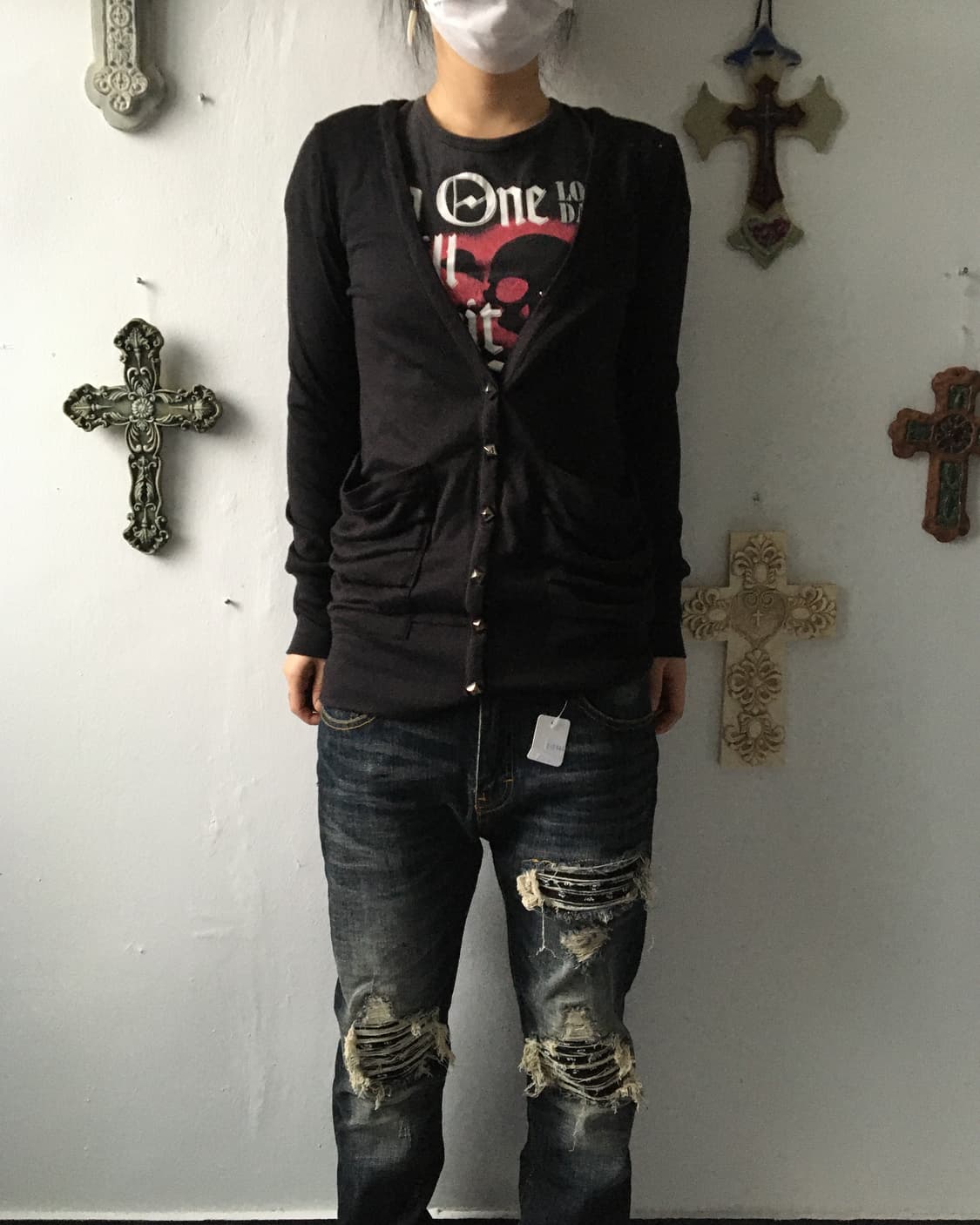 Ghost of Harlem stud point cardigan 상품이미지6