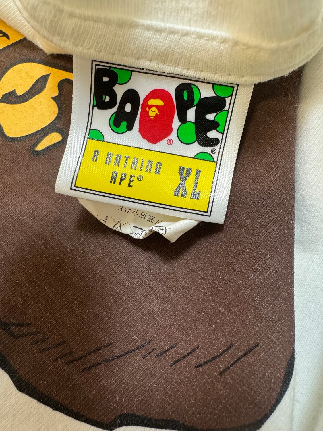 베이프 크리스마스 티셔츠  XL 상품이미지3