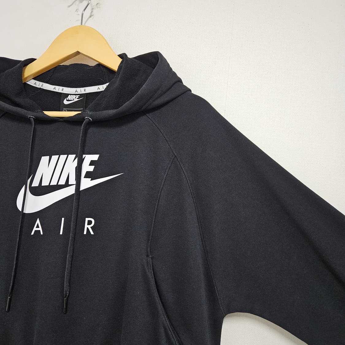L 나이키 에어 크롭 후드티 블랙 상품이미지2