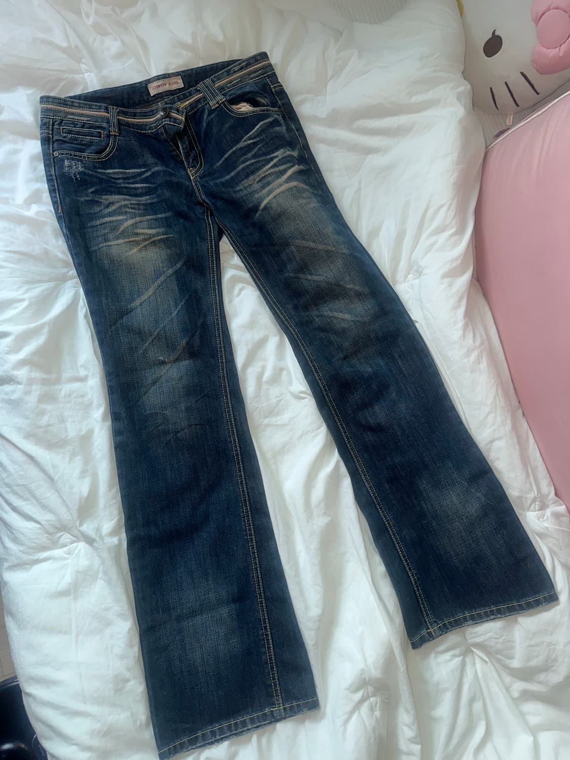 별 포인트 데일리 부츠컷 데님 상품이미지1