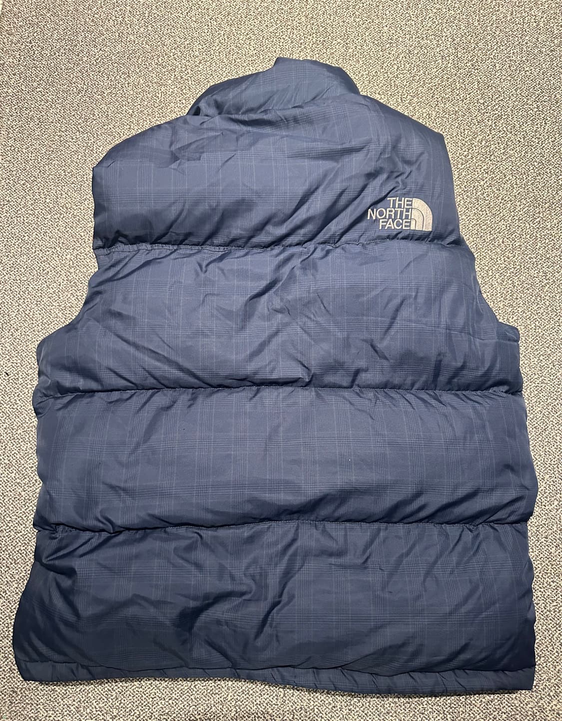 노스페이스 700 눕시 체크 패딩조끼 L 상품이미지5