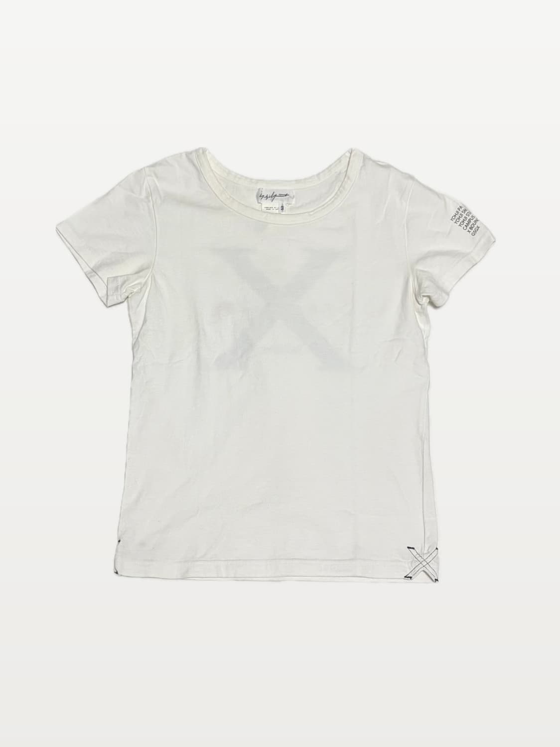 S)Yohji YamamotoxAdidas10주년 기념 반팔 티셔츠 상품이미지2