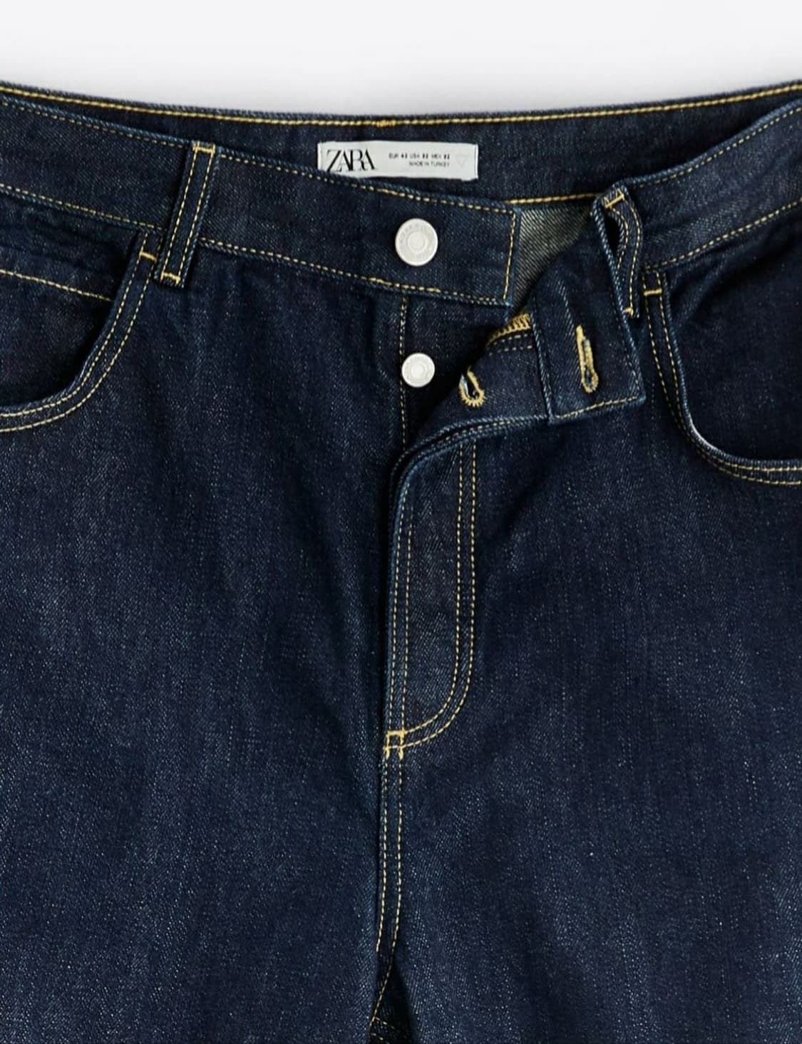 자라 와이드 카고 데님 팬츠 상품이미지8