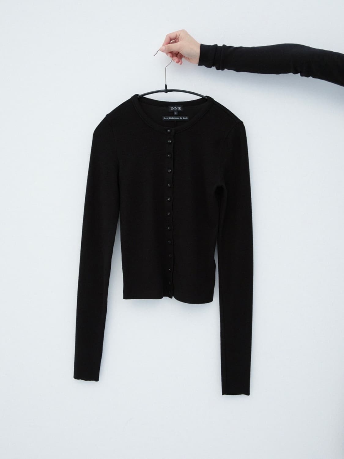 INNIR Brushed Rip Slim Cardican 상품이미지3
