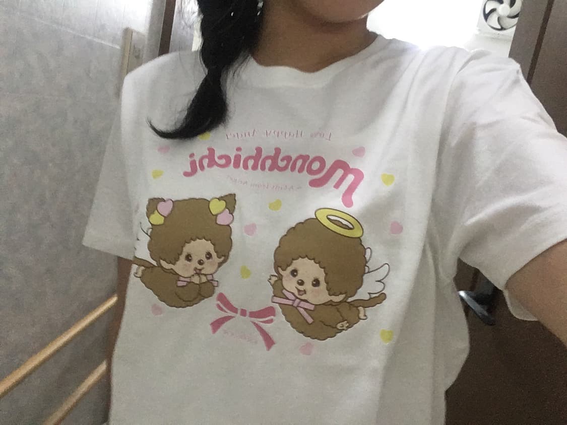 monchhichi 천사 몬치치 반팔티 M 상품이미지3