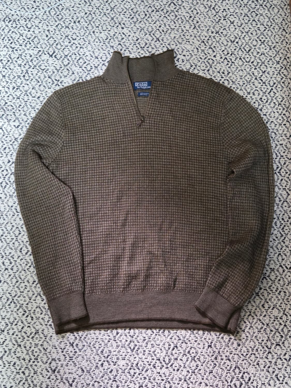 폴로 랄프로렌 하운드투스 쿼터 집업 니트 L 상품이미지1