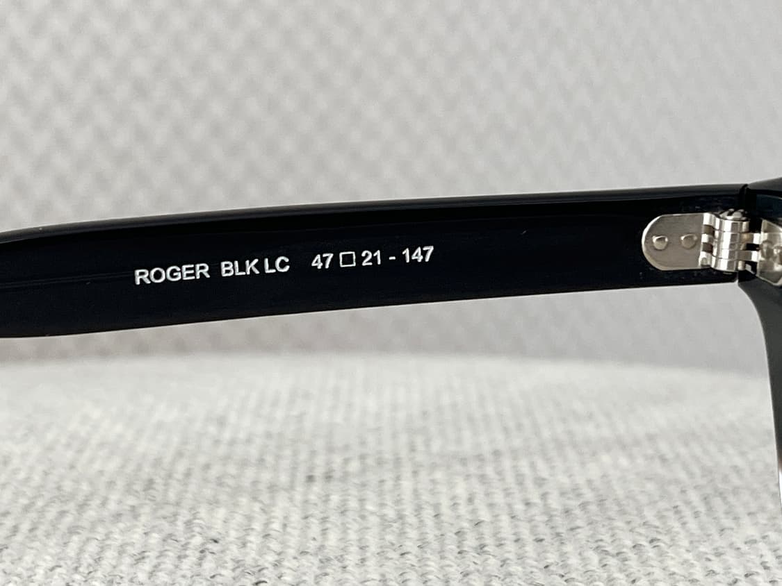 언커먼아이웨어 로저 ROGER (블랙 투톤) 상품이미지7