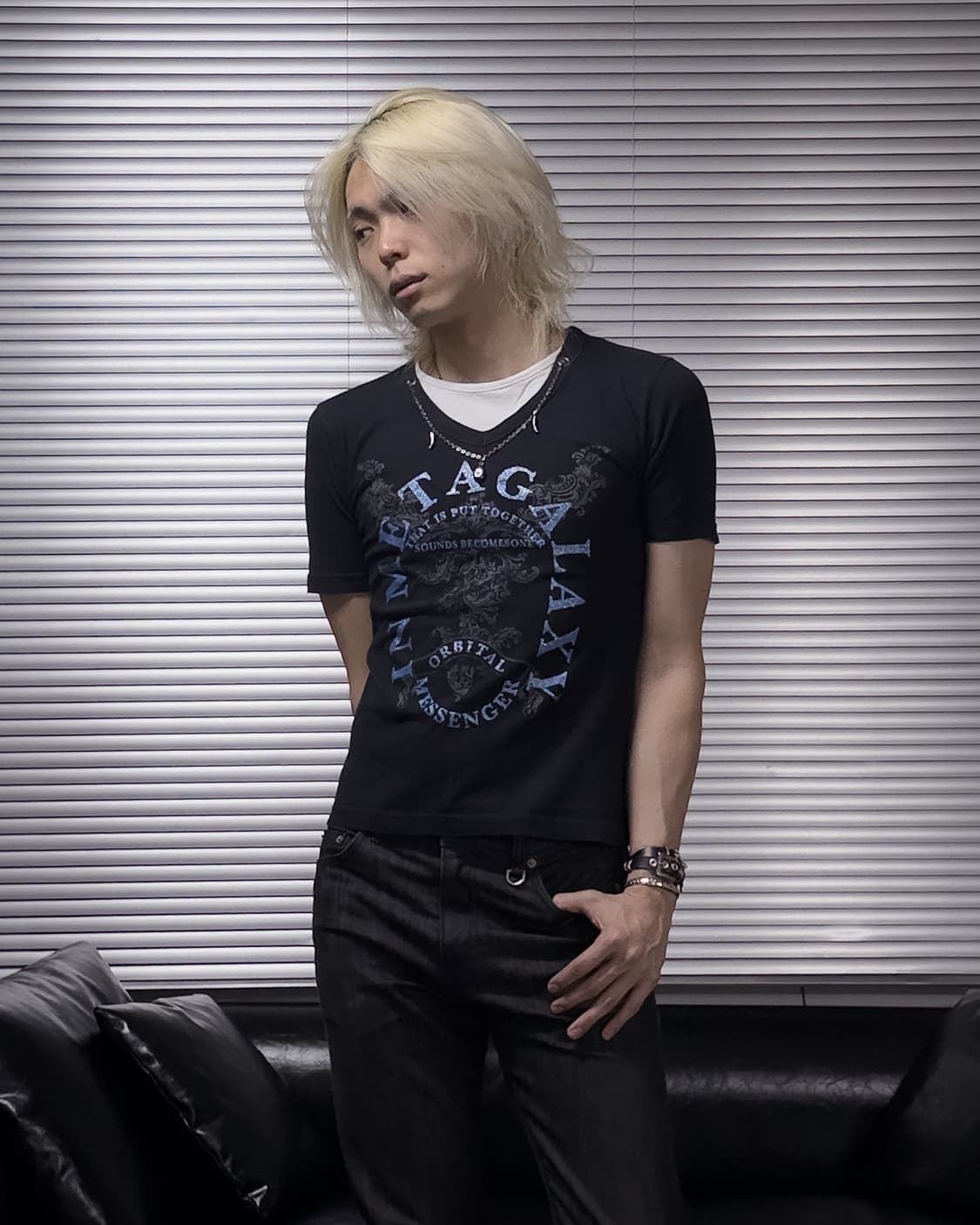 {UNKNOWN} Metal Galaxy Layered Tee 상품이미지1