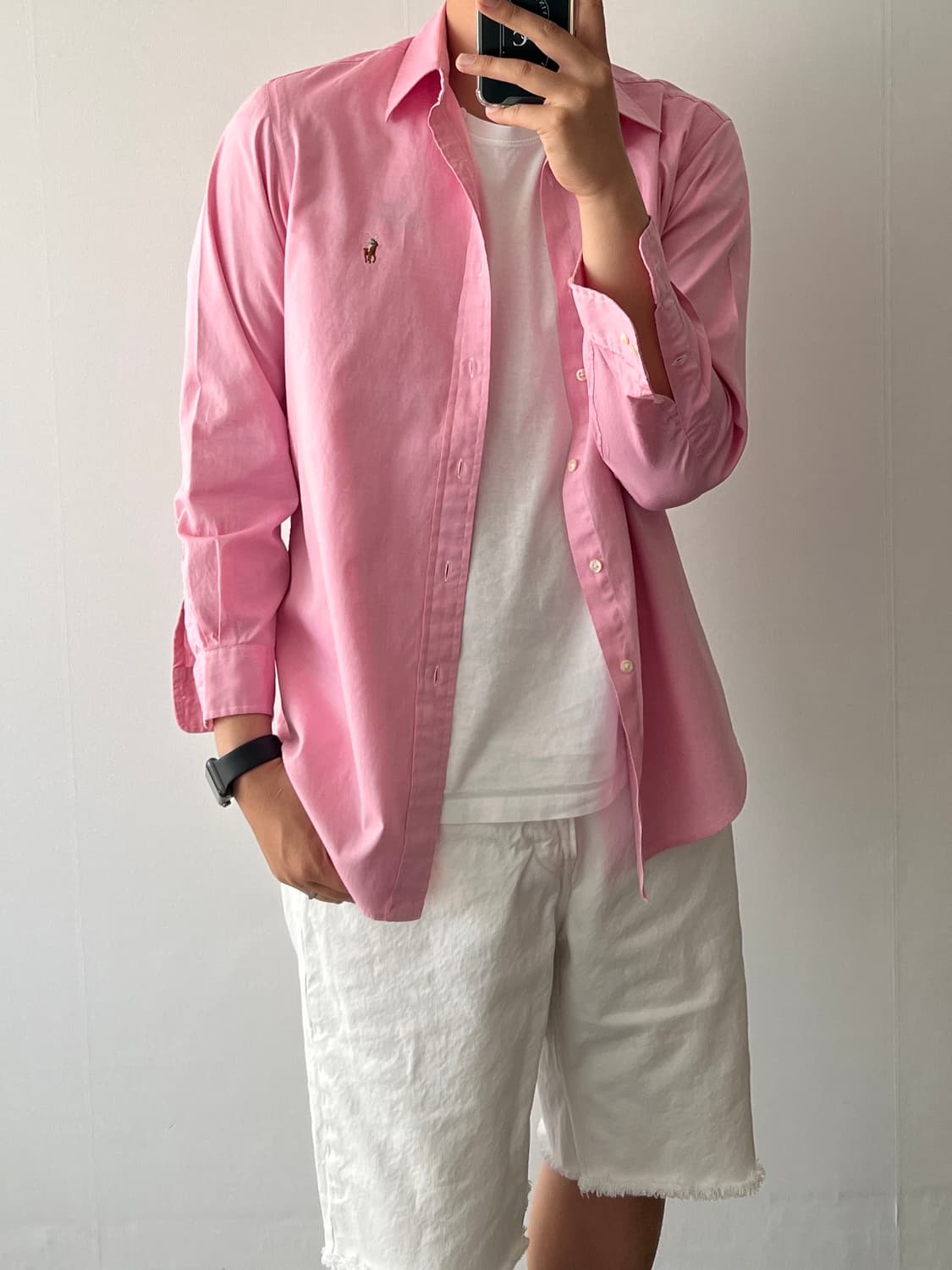 폴로 랄프로렌 솔리드 셔츠 상품이미지6